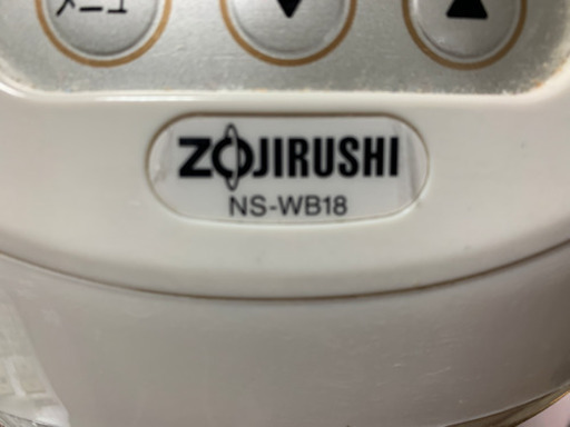 ZOJIRUSHI NS-WF18-WB 炊飯器