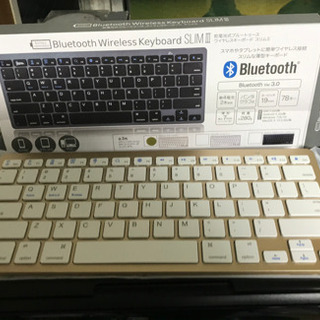【ネット決済】未使用：ワイヤレス(Bluetooth)キーボード...
