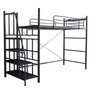 ロフトベッド 黒 ニトリ ロフトベッド(デニッシュ25N デスクライト付きMBR/BK) | ニトリ