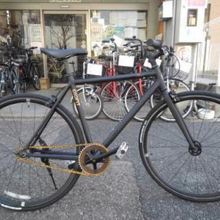 中古自転車１３７３　前後タイヤ新品！　ジャイアント　フィクサーF　シングルギヤ　７００×２５C　５１０㍉　アルミフレーム　ワイヤー錠 中古自転車1373 前後タイヤ新品！ ジャイアント フィクサーF