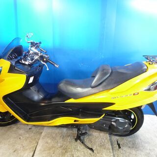 SUZUKI スカイウェイブ250M 白 格安提供車 エンジン始動動画 半額配送