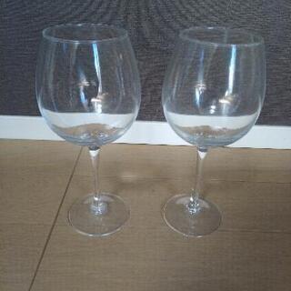 無料 ワイングラス2個 ガラス 
