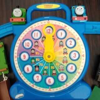 【値下げ】　機関車トーマス　プラレール　時計セット　玩具　子供　...