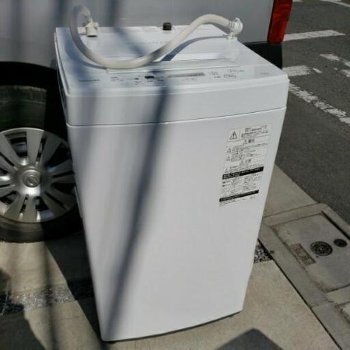 ☆極美品☆TOSHIBA 東芝 電気洗濯機 4.5kg AW-45M7 2020年製 取扱説明書 保証書付