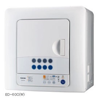 TOSHIBA/衣類乾燥機ED-60c（W）