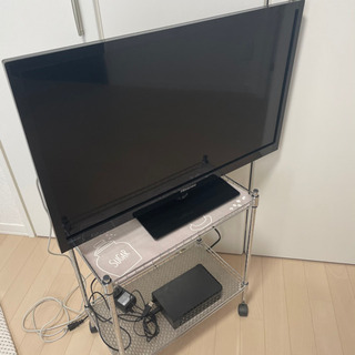 ハイセンス 液晶テレビ＋録画機器(外付けHDD)、DVDプレーヤー