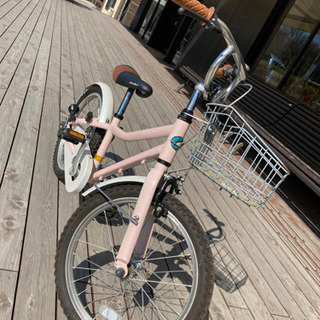 美品】キッズ自転車 18インチ Khodaa Bloom asson ピンク