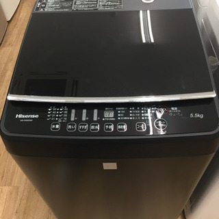 ハイセンスHisense 全自動電気洗濯機HW-G55E5KK2018年 Hisense ハイセンス 全自動洗濯機 5.5kg HW-G55E5KK 家電
