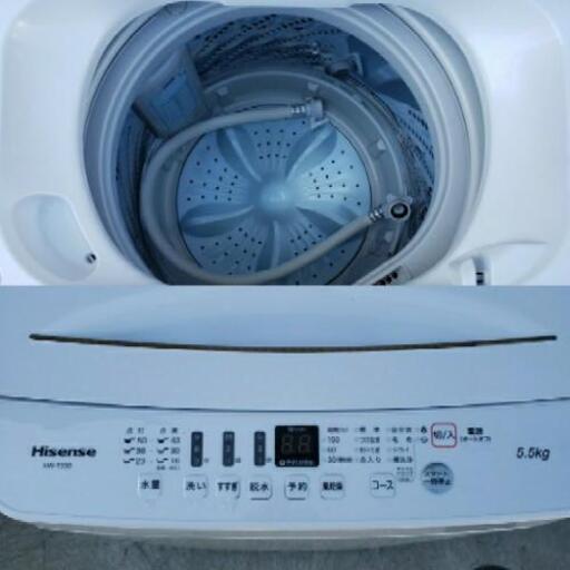 ☆極美品☆Hisence ハイセンス 全自動洗濯機 HW-T55D 2020年製 5.5kg