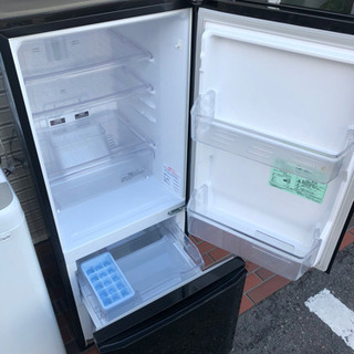 美品■家電2点セット 三菱　Panasonic  冷蔵庫 洗濯機 動作確認済み ブラック ホワイト