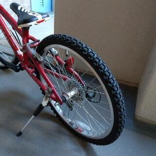 美品！子供用 ルイガノ 22インチ 赤色