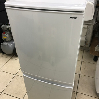 SHARP シャープ SJ-DA14D-W 2018年製 137L 冷蔵庫