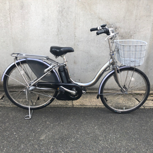 美品電動自転車 ブリヂストン ママチャリ 24型 子供乗せ