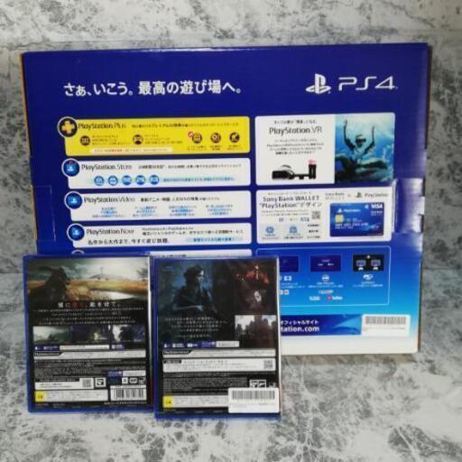 【新品】　ps4 本体　新品ソフト２本付き