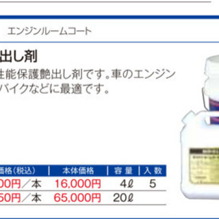 ◆ワコーズ　高濃縮保護つや出し剤 250ml