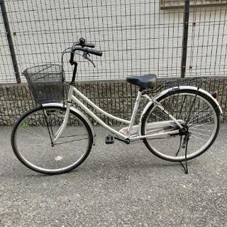 【ネット決済】自転車 26インチ シルバー 美品