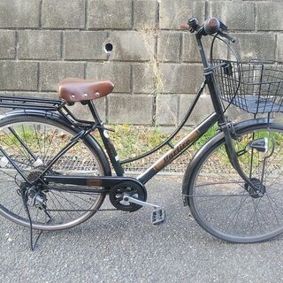 27インチ 変速6段 オートライト付き 1年使用 直ぐに乗って帰れます。