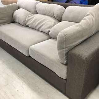 3人掛け 布張りソファ 一人用いす付き！！！使用半年！！