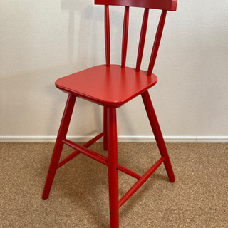 IKEA AGAM アーガム ダイニングチェア　椅子　赤
