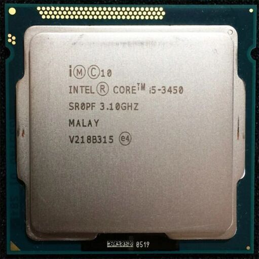 CPU売ります（ Intel i5 3450 3.10 GHz）
