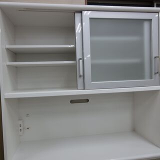 株)キボー レンジボード 食器棚 WH 【ユーズドユーズ名古屋天白店】 J616