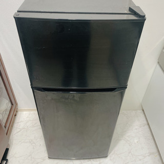 Haier 冷凍冷蔵庫 130L ブラック 2年弱使用