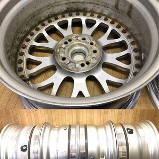 最終値下げ　ザウバー　深リム１７インチ４本アルミホイール