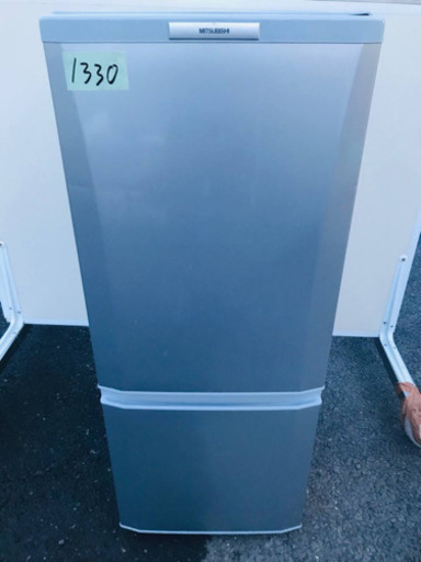 1330番 三菱✨ノンフロン冷凍冷蔵庫✨MR-P15S-S‼️