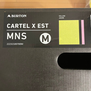 BURTON バインディング カーテル CARTEL X EST Mサイズ