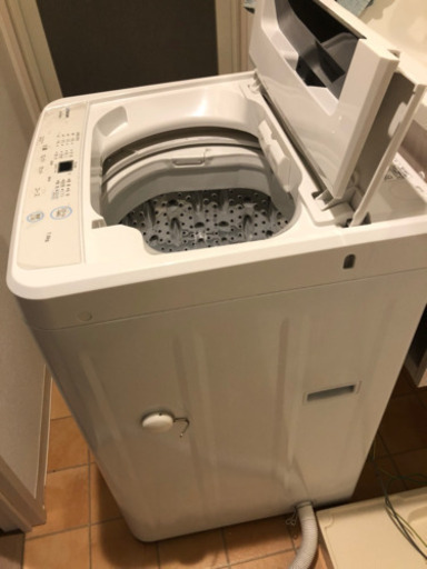 【美品】maxzen7.0Kg 全自動洗濯機 JW70WP01WH