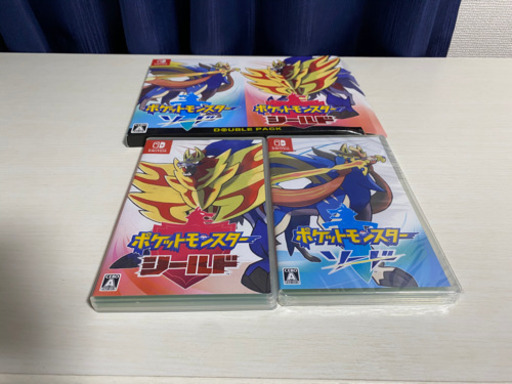 取引終了 ポケットモンスターソード シールド ダブルパック ソード未開封 レイ 四街道のおもちゃの中古あげます 譲ります ジモティーで不用品の処分