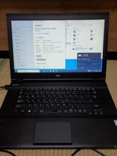 最上位CPUのi7第六世代の高スペックノート！OFFICE付きでカメラありなのでテレワークにも！
