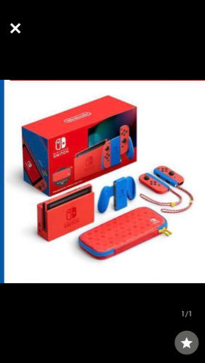 再値下げ 3/2 18時まで【新品未開封】任天堂switch マリオレッド×ブルー