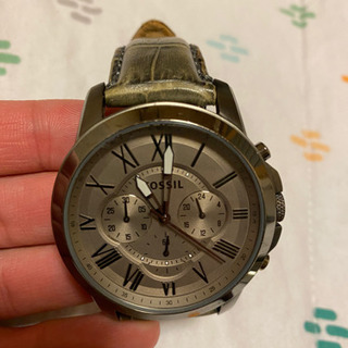 fossil FS4766 メンズ　腕時計　皮