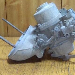 当時物旧車レア物ツインキャブエアークリーナー.ツインキャブレターの 