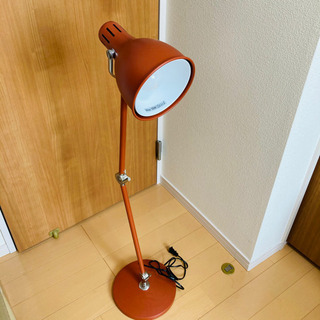 【ネット決済・配送可】IKEA 間接照明 フロアランプ オレンジ