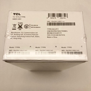 【SIMフリー】 TCL10 Pro スマートフォン Ember Gray アンドロイド Android