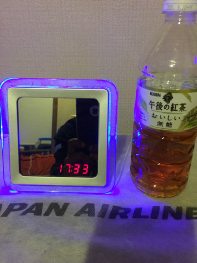 ミラーネオンデジタル時計＋ショートボード