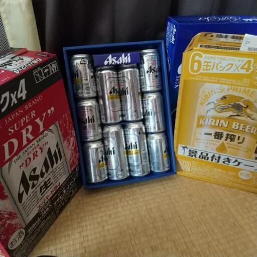 〈お酒〉アサヒスーパードライとキリン一番搾り