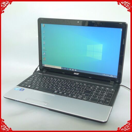 送料無料 1台限定 ノートパソコン 中古良品 15.6型 Acer TMP253E-N82C Celeron 4GB 320GB DVDRW 無線 カメラ Win10 テンキー LibreOffice