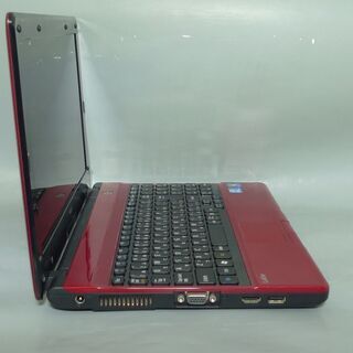 送料無料 軽量モバイル 新品SSD240GB レッド ノートパソコン 中古良品