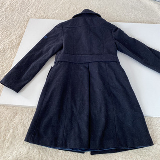【美品】130コート　高級ブランドchipie ネイビー　トレンチコート