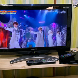 【ネット決済】液晶テレビ26in+Blu-rayプレーヤーセット...