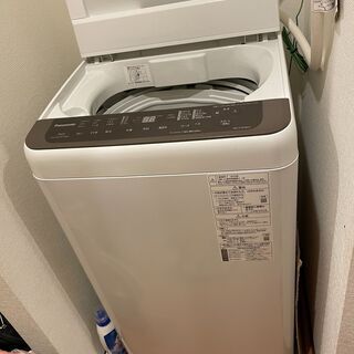 2020年製。使用回数10回程。ほぼ新品のパナソニックの7キロ洗濯機