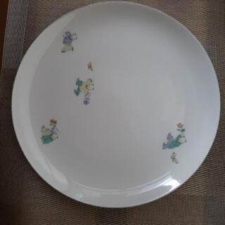中国柄の大皿と小皿5枚