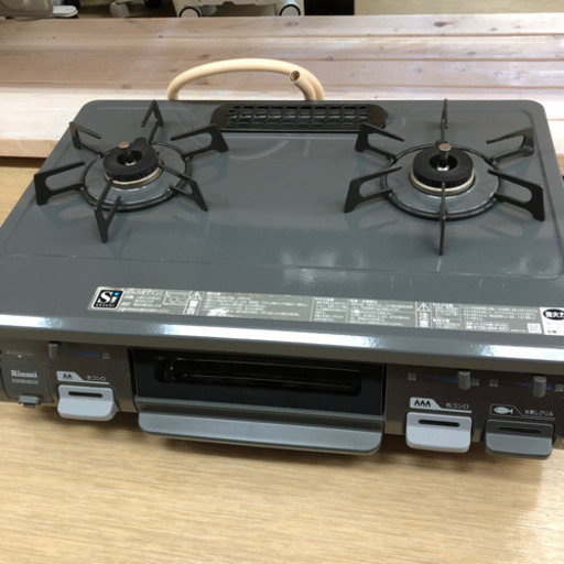 リンナイ✨都市ガス用ガスコンロ✨2016年製✨T64JH-R✨取扱説明書付き✨中古品　　【こちらは店舗です。浜村鹿野温泉ICから3分  買取本舗 宮本リサイクル  営業時間９～１９時  定休日水曜のみ←連絡できませんm(_ _)m】