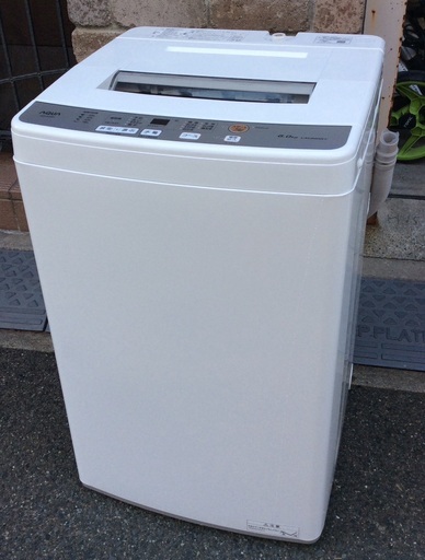 【RKGSE-463】特価！アクア/6kg/全自動洗濯機/AQW-S60J/中古/2020年製/当社より近隣地域無料配達