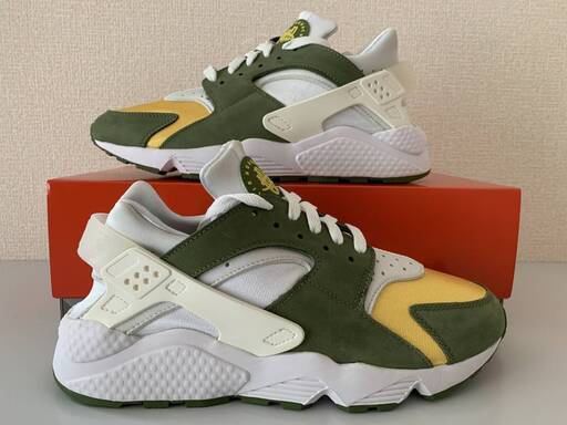 スニーカー STUSSY x NIKE HUARACHE LE DARK OLIVE