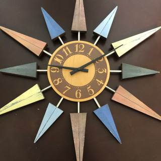 木製アンティーク調掛け時計