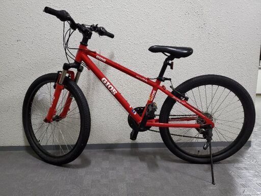 GIOS　子供用自転車　赤　24インチ
